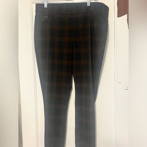Nine West Pants Size XL navy and brown